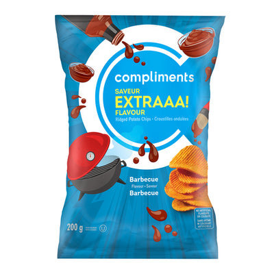 COMPLIMENTS EXTRA BBQ CHIPS [200 g]