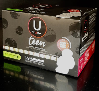 U BY KOTEX TEEN PADS [14 s]