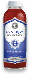 GT'S SYNERGY RAW ORGANIC KOMBUCHA Gingerberry, 480ml