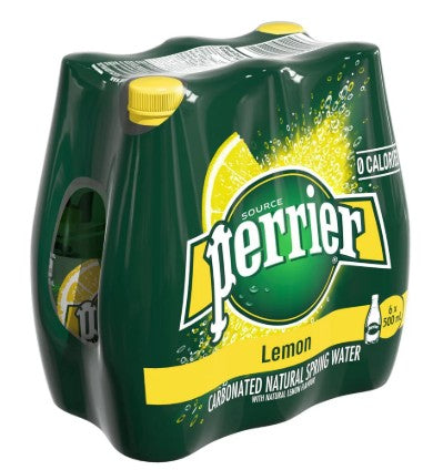 PERRIER LEMON SPARKLING WATER [6 x500M]