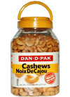 DAN-D-PAK UNSALTED CASHEWS [600 G]