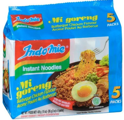 INDO MIE MI BBQ CHIC NOODLES [5 pkg]