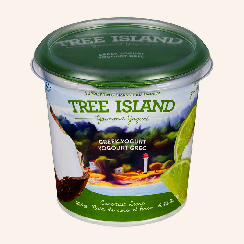 TREE ISLAND COC/LIME GREEK YOG [325 G]