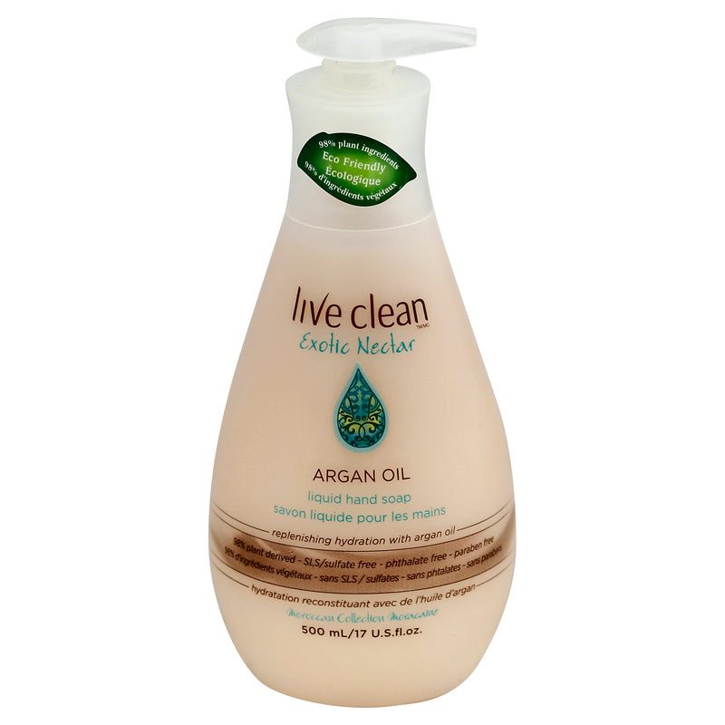LIVE CLEAN ARGAN OIL SOAP [500 ML]