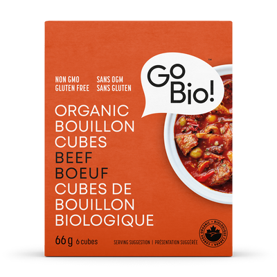 GOBIO ORG BEEF BOUILLON CUBES [6 PK]