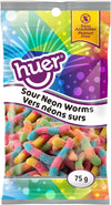 HUER SOUR NEON WORMS [75 G]