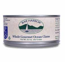 BAR HARBOR WHOLE CLAMS [184 g]