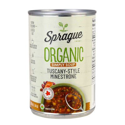 SPRAGUE ORG MINESTRONE SOUP [398 ml]