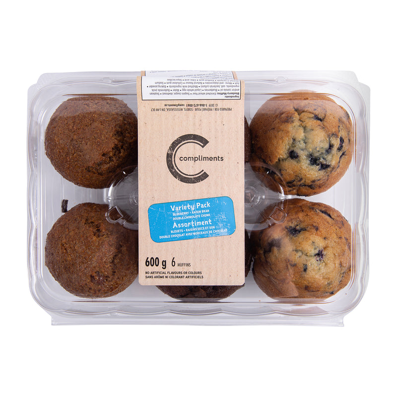 COMPLIMENTS 6 PACK MUFFINS [600 G]