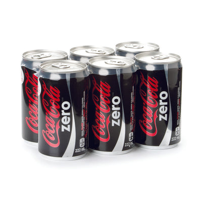 COKE ZERO MINIS [6 X222M]