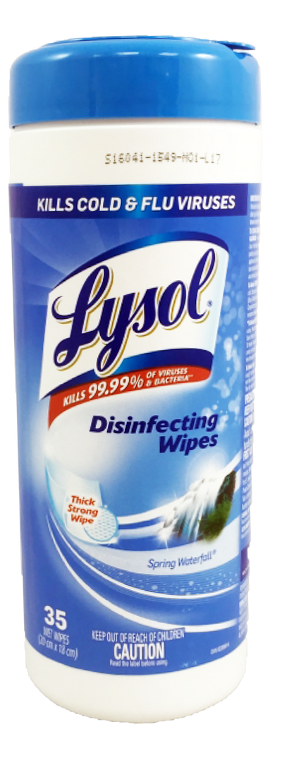 LYSOL DISINFECT WIPES SPRING [35 PK]