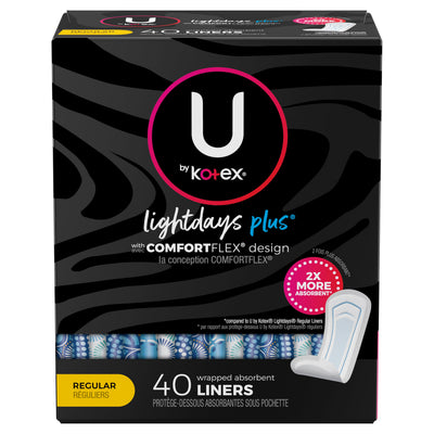 U BY KOTEX REGULAR LINERS [40 s]