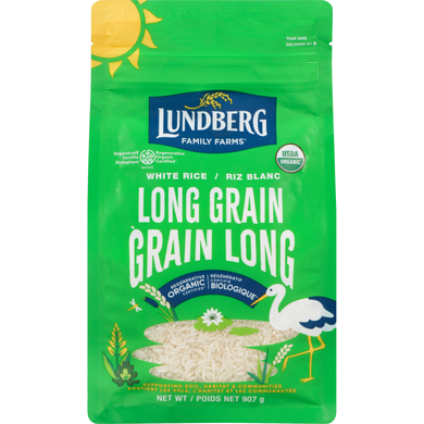 LUNDBERG ORG LONG WHITE RICE [907 G]