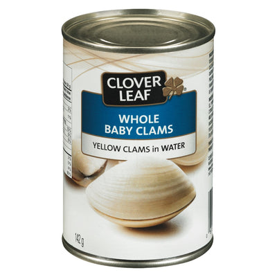 CLOVER LEAF WHOLE BABY CLAMS [142 G]