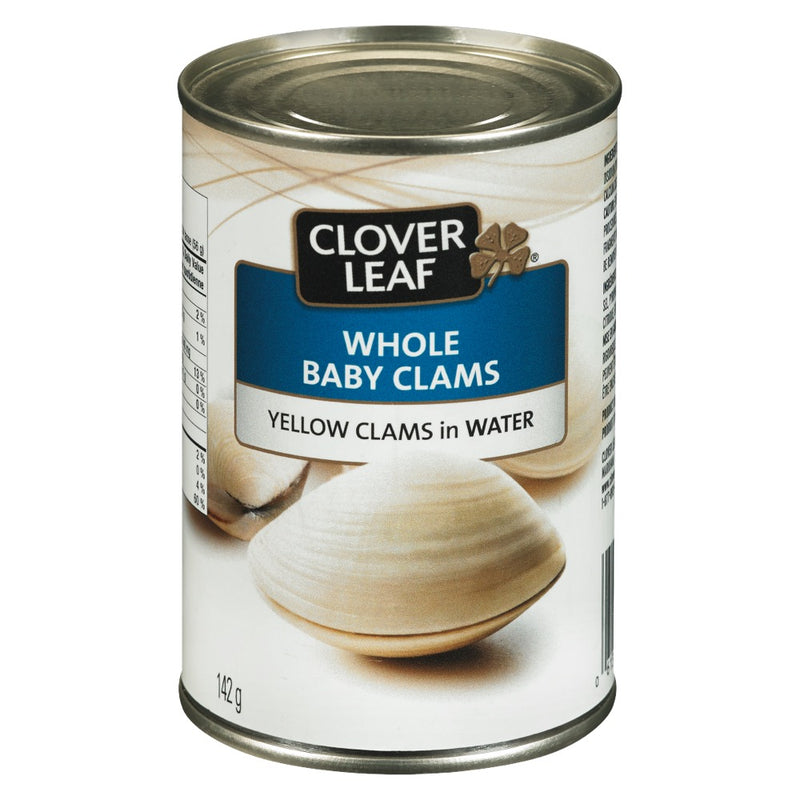 CLOVER LEAF WHOLE BABY CLAMS [142 G]