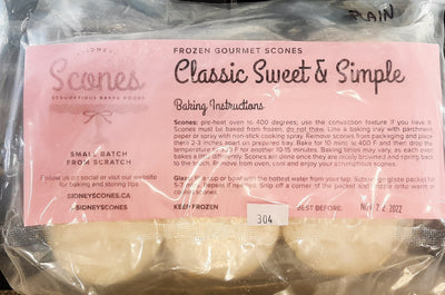 SIDNEY SCONES Simply Buttery, 6pk