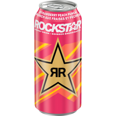 ROCKSTAR STRAWBERRY PEACH [473 ML]