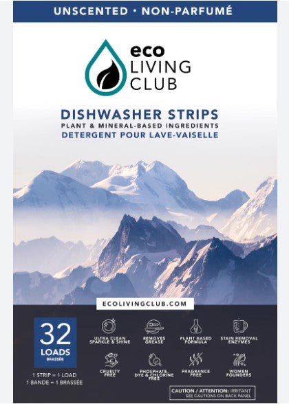 ECO LIVING DISH STRIPS UNSCENT [32 pcs]