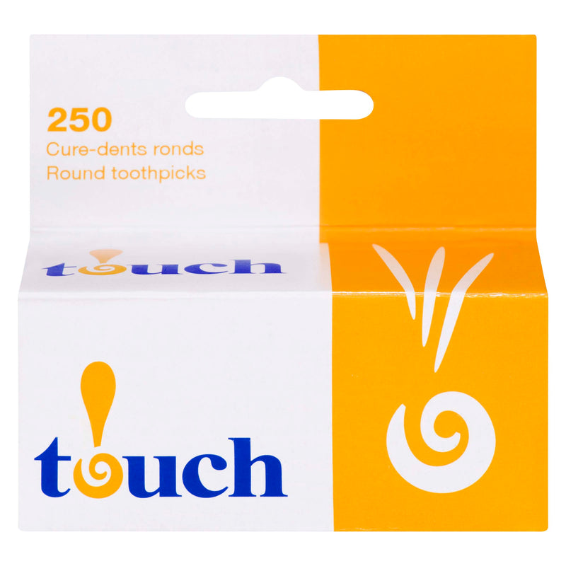 TOUCH NATURAL TOOTHPICK ROUND [250 S]