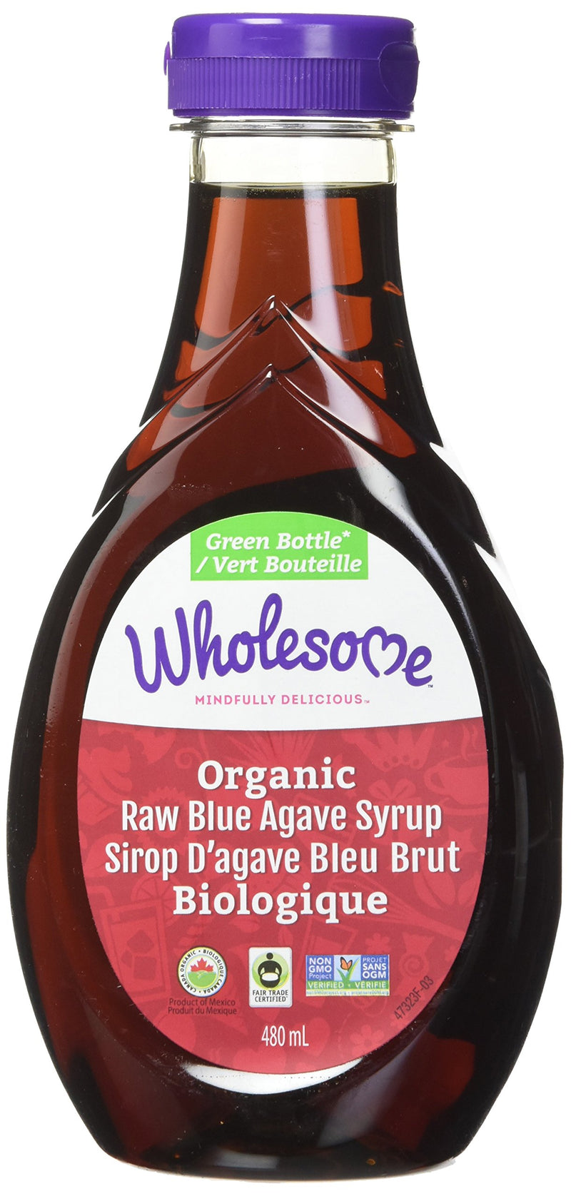 WHOLESOME RAW BLUE AGAVE SYRUP [480 ML]