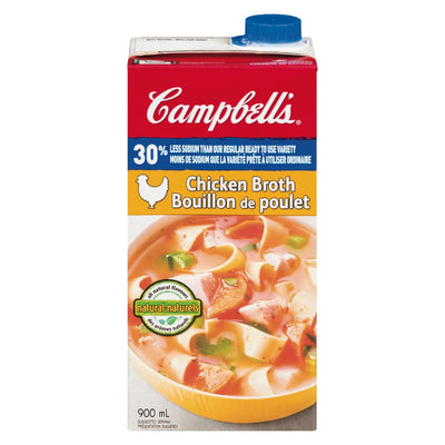 CAMPB CHICK BROTH LOW SODIUM [900 ML]