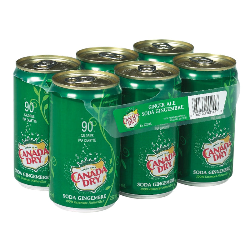 CANADA DRY GINGERALE MINIS [6 X222M]