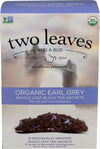 TWO LEAVES ORG EARL GREY TEA [15 BAGS]