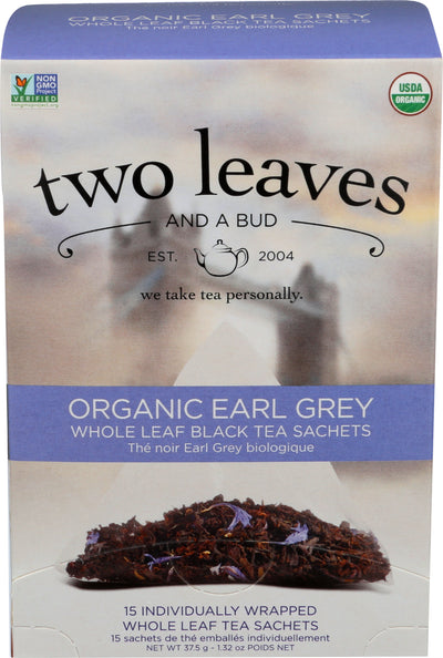 TWO LEAVES ORG EARL GREY TEA [15 BAGS]