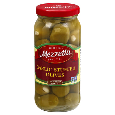 MEZZETTA GARLIC STUFFED OLIVES [398 ML]