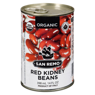 SAN REMO ORG RED KIDNEY BEANS [398 ml]