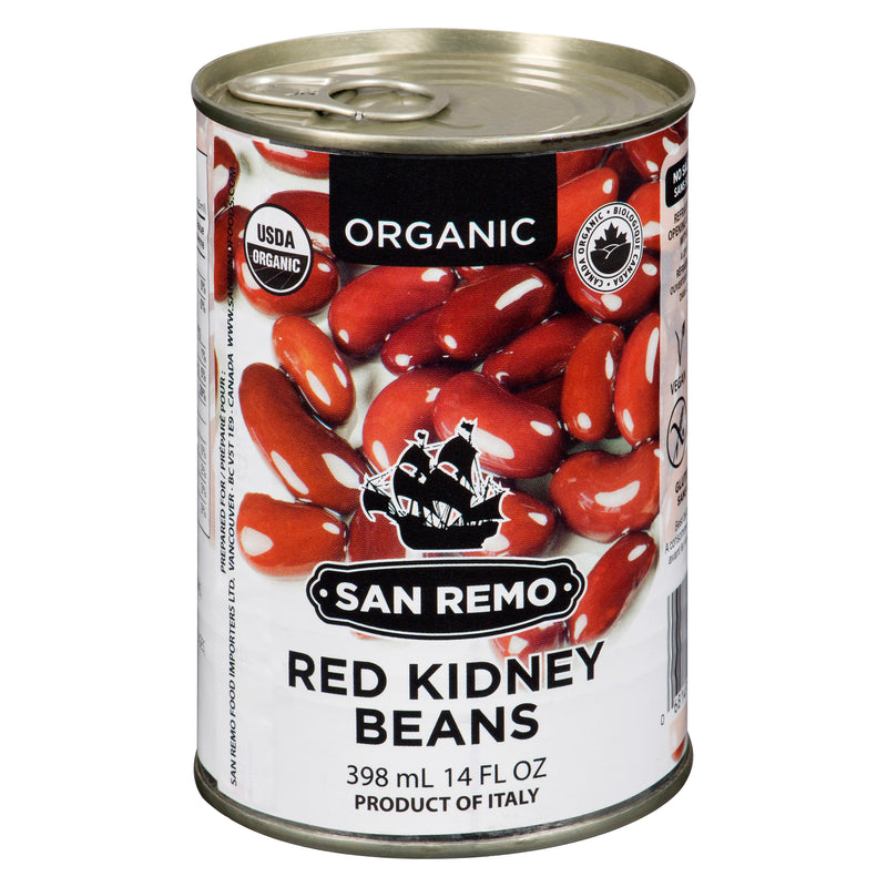 SAN REMO ORG RED KIDNEY BEANS [398 ml]