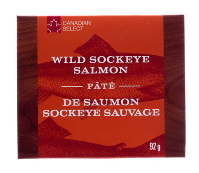 CANADIAN SELECT WILD SOCKEYE SALMON PATE [92 g]