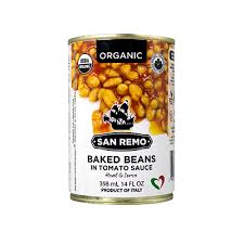 SAN REMO ORG BAKED BEANS [398 ML]