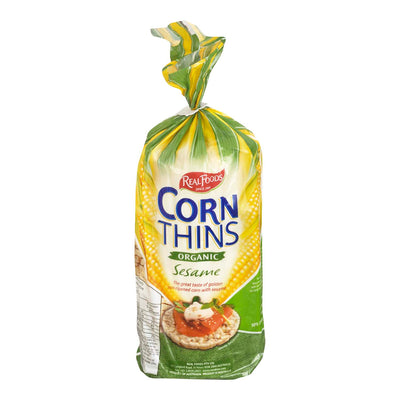 REAL FOOD ORG SESAME CORN THIN [150 G]