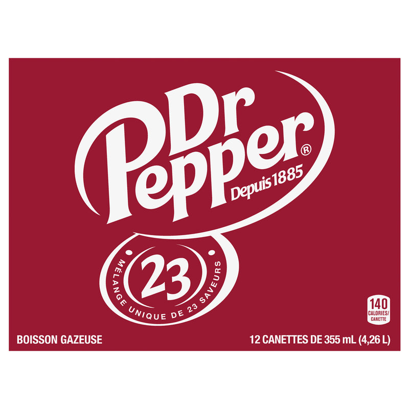 DR PEPPER  12 PACK CANS [12 PK+DE]