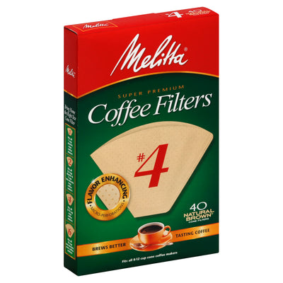 MELITTA NAT BROWN #4 FILTER [40 PACK]