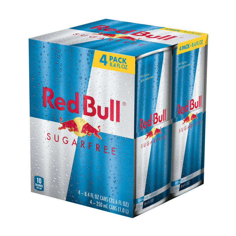 RED BULL SUGAR FREE DRINK [4 X250]