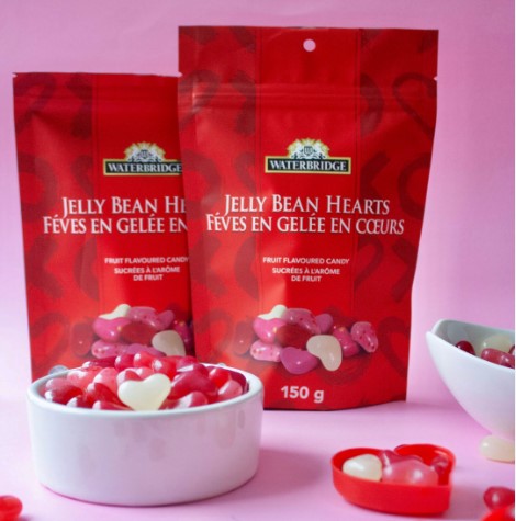 WATERBRIDGE JELLY BEAN HEARTS [150 G]