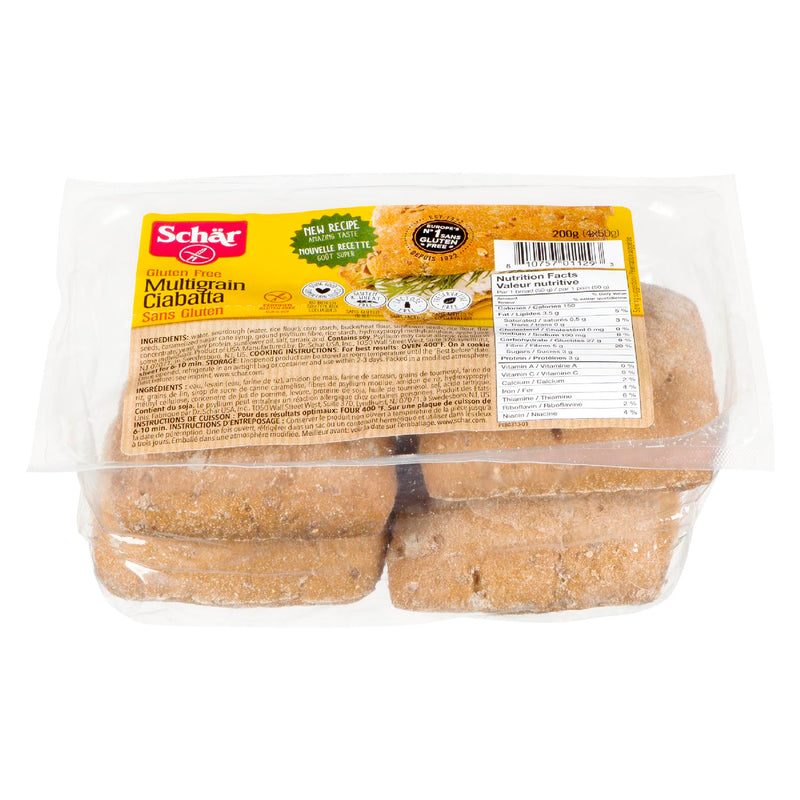 SCHAR GF MULTI CIABATTA BUNS [200 g]
