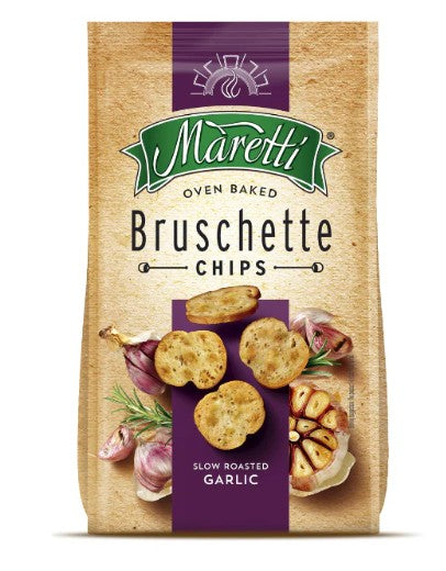 MARETTI BRUSCHETTE CHIP GARLIC [142 G]