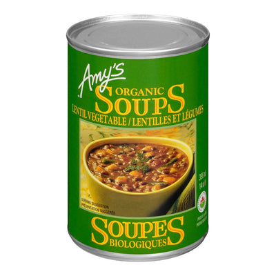 AMYS ORG LENTIL VEGETABLE SOUP [398 ML]