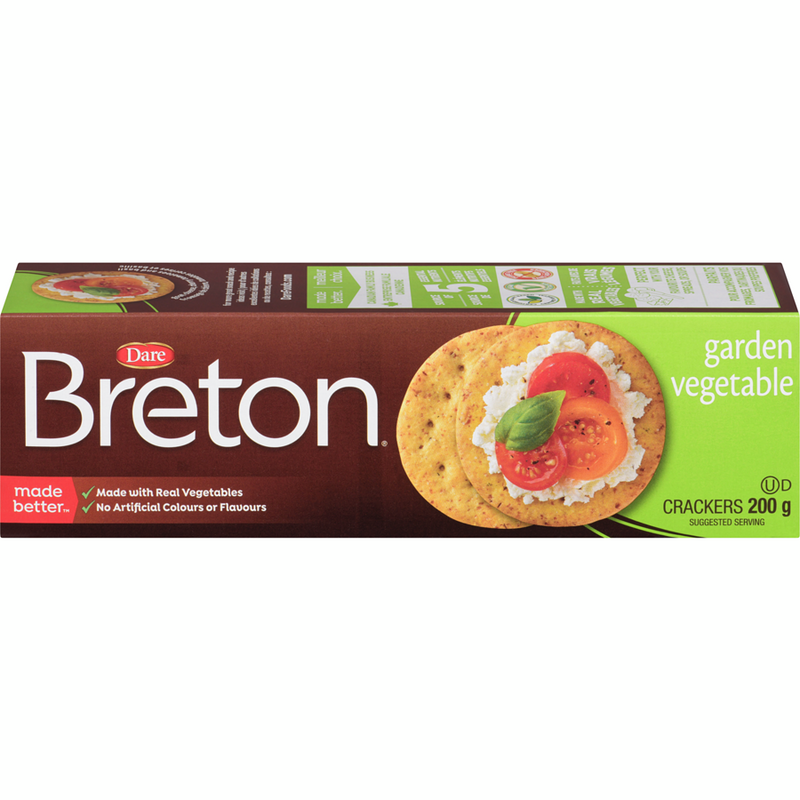 BRETON CRACKERS GARDEN VEG [200 G]