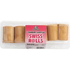 COMPLIMENT STRAW SWISS ROLLS [400 G]