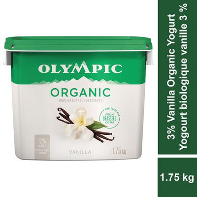 OLYMPIC ORGANIC VANILLA YOGURT [1.75 KG]