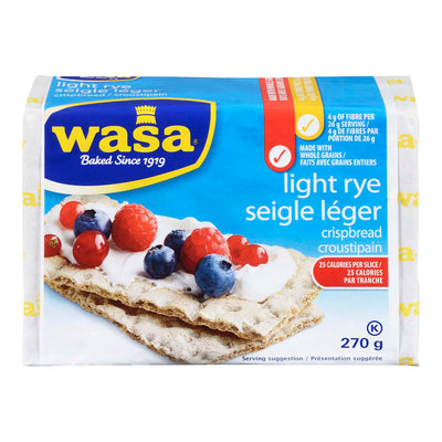 WASA CRISPBREAD LIGHT RYE [270 G]