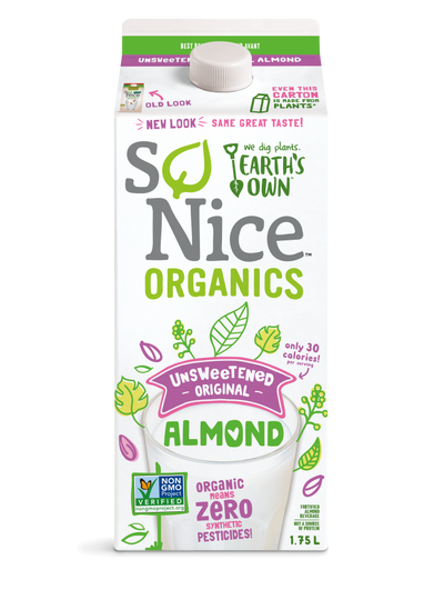 SO NICE ORG UNSWEETEND ALMOND [1.75 L]