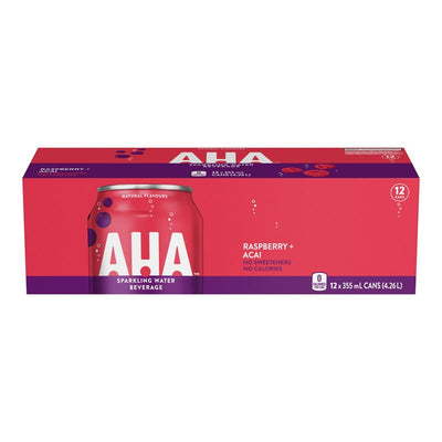 AHA RASPBERRY SODA [12 pkg]