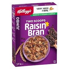 KELLOGGS 2 SCOOPS RAISIN BRAN [1010 G]