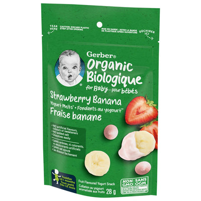 GERBER STRAW BANANA YOG MELT [28 G]