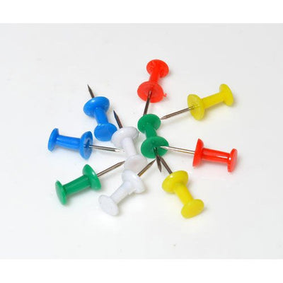 BUFFALO CLEAR PUSHPINS BOX [100 S]